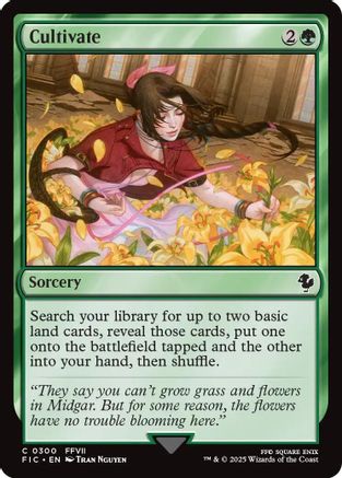 Cultivate [Commander: FINAL FANTASY] Common