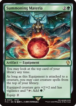 Summoning Materia [Commander: FINAL FANTASY] Rare