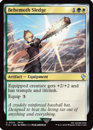 Behemoth Sledge [Commander: FINAL FANTASY] Uncommon