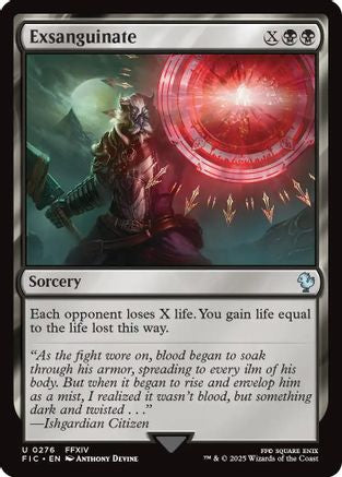 Exsanguinate [Commander: FINAL FANTASY] Uncommon