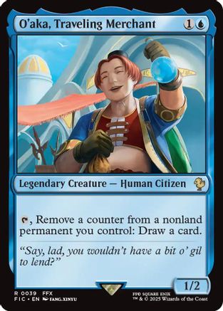 O'aka, Traveling Merchant [Commander: FINAL FANTASY] Rare