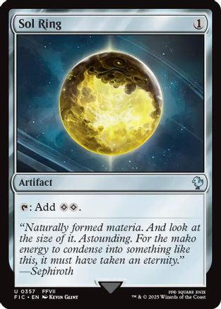 Sol Ring (0357) [Commander: FINAL FANTASY] Uncommon