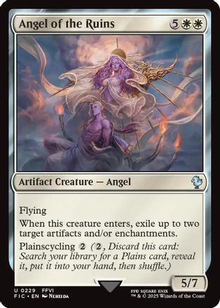 Angel of the Ruins [Commander: FINAL FANTASY] Rare