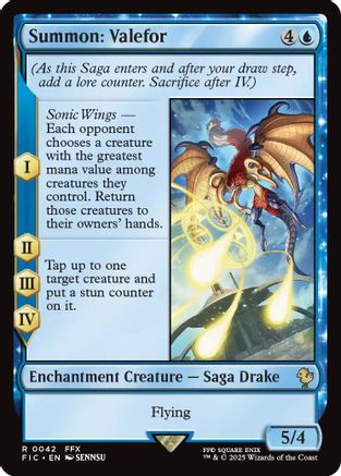 Summon: Valefor [Commander: FINAL FANTASY] Rare