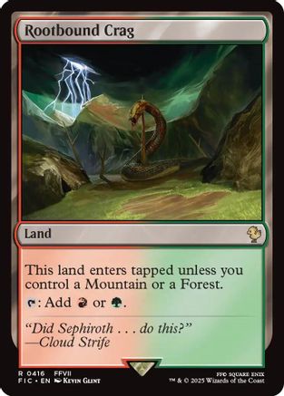 Rootbound Crag [Commander: FINAL FANTASY] Rare