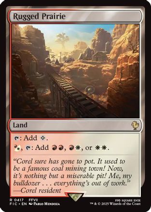 Rugged Prairie [Commander: FINAL FANTASY] Rare