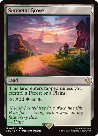 Sunpetal Grove [Commander: FINAL FANTASY] Rare