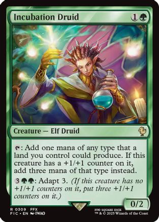 Incubation Druid [Commander: FINAL FANTASY] Rare