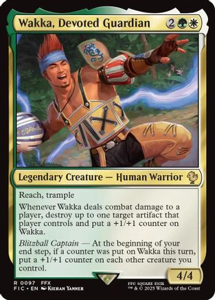 Wakka, Devoted Guardian [Commander: FINAL FANTASY] Rare