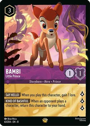 Bambi - Little Prince (63/204) Reign of Jafar (Non-Foil)