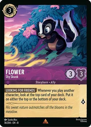 Flower - Shy Skunk (76/204) Reign of Jafar (Cold Foil)
