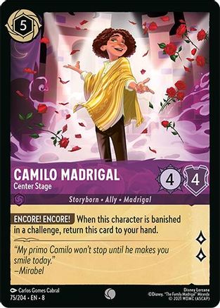 Camilo Madrigal - Center Stage (75/204) Reign of Jafar (Cold Foil)