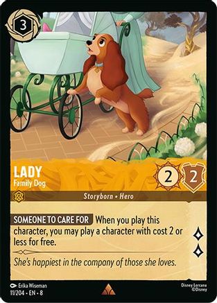 Lady - Family Dog (11/204) Reign of Jafar (Cold Foil)