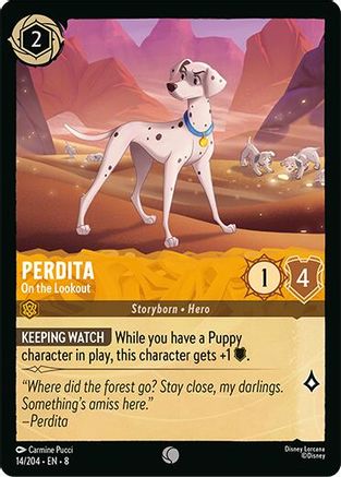 Perdita - On the Lookout (14/204) Reign of Jafar (Cold Foil)