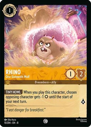 Rhino - One-Sixteenth Wolf (15/204) Reign of Jafar (Cold Foil)