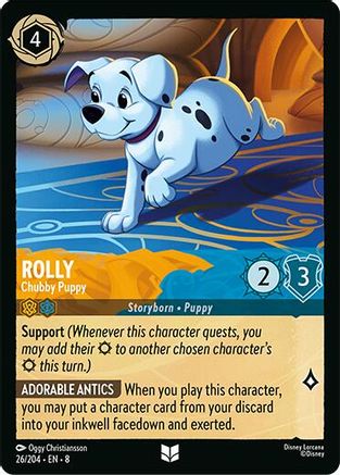 Rolly - Chubby Puppy (26/204) Reign of Jafar (Non-Foil)