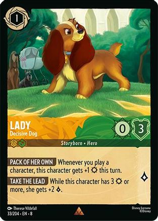 Lady - Decisive Dog (33/204) Reign of Jafar (Cold Foil)