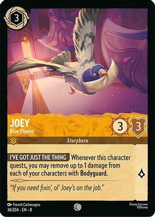 Joey - Blue Pigeon (36/204) Reign of Jafar (Non-Foil)