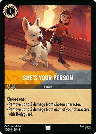 She's Your Person (40/204) Reign of Jafar (Cold Foil)
