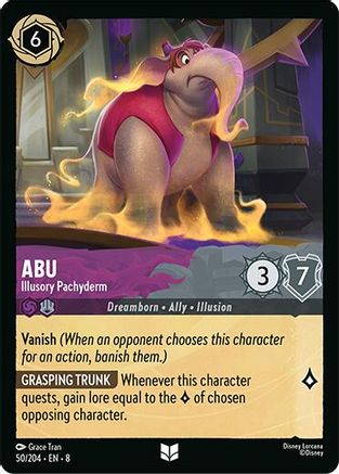 Abu - Illusory Pachyderm (50/204) Reign of Jafar (Cold Foil)