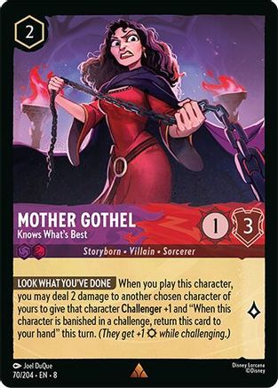 Mother Gothel - Knows What's Best (70/204) Reign of Jafar (Non-Foil)