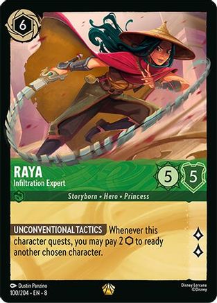 Raya - Infiltration Expert (100/204) Reign of Jafar (Cold Foil)