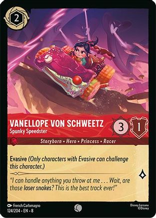 Vanellope Von Schweetz - Spunky Speedster (124/204) Reign of Jafar (Cold Foil)