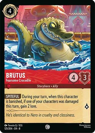 Brutus - Fearsome Crocodile (125/204) Reign of Jafar (Non-Foil)