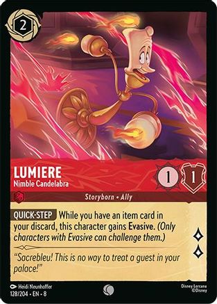Lumiere - Nimble Candelabra (128/204) Reign of Jafar (Non-Foil)