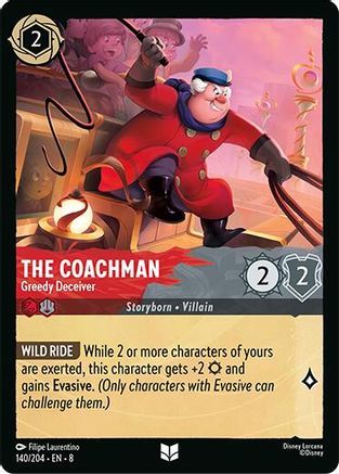 The Coachman - Greedy Deceiver (140/204) Reign of Jafar (Non-Foil)