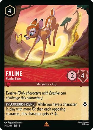 Faline - Playful Fawn (145/204) Reign of Jafar (Cold Foil)