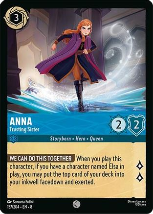 Anna - Trusting Sister (157/204) Reign of Jafar (Cold Foil)
