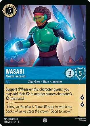 Wasabi - Always Prepared (158/204) Reign of Jafar (Cold Foil)