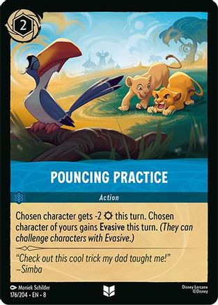 Pouncing Practice (176/204) Reign of Jafar (Cold Foil)