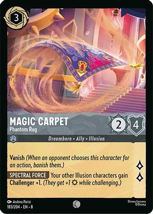 Magic Carpet - Phantom Rug (183/204) Reign of Jafar (Cold Foil)