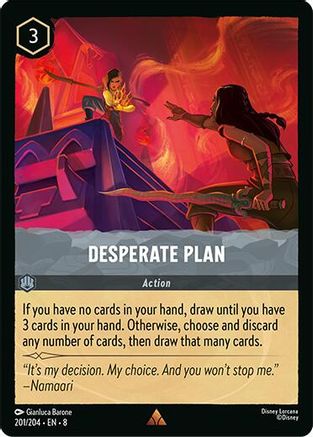 Desperate Plan (201/204) Reign of Jafar (Cold Foil)