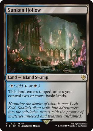 Sunken Hollow [Commander: FINAL FANTASY] Rare