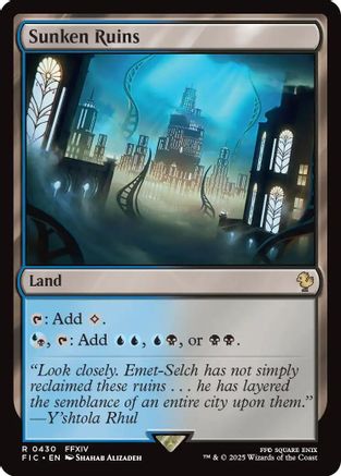Sunken Ruins [Commander: FINAL FANTASY] Rare