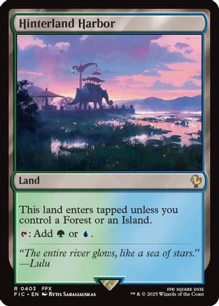 Hinterland Harbor [Commander: FINAL FANTASY] Rare