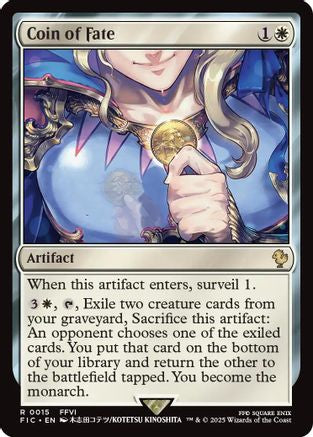Coin of Fate [Commander: FINAL FANTASY] Rare