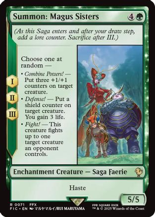 Summon: Magus Sisters [Commander: FINAL FANTASY] Rare