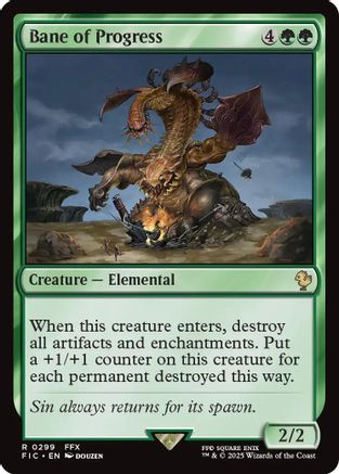 Bane of Progress [Commander: FINAL FANTASY] Rare
