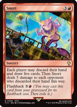 Snort [Commander: FINAL FANTASY] Rare