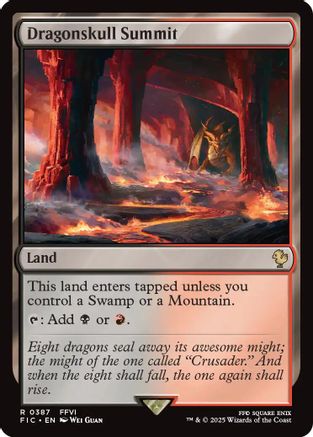 Dragonskull Summit [Commander: FINAL FANTASY] Rare