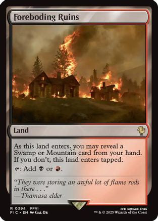 Foreboding Ruins [Commander: FINAL FANTASY] Rare