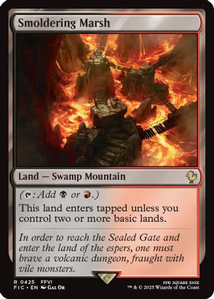 Smoldering Marsh [Commander: FINAL FANTASY] Rare