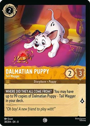 Dalmatian Puppy - Tail Wagger (38/204) Reign of Jafar (Non-Foil)
