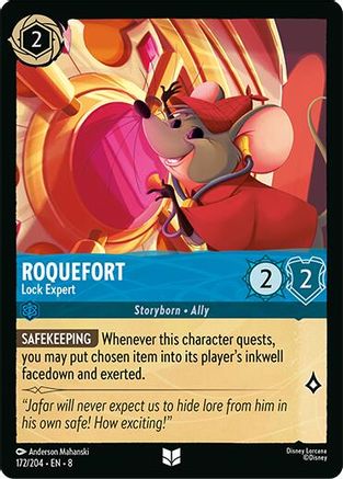 Roquefort - Lock Expert (172/204) Reign of Jafar (Cold Foil)