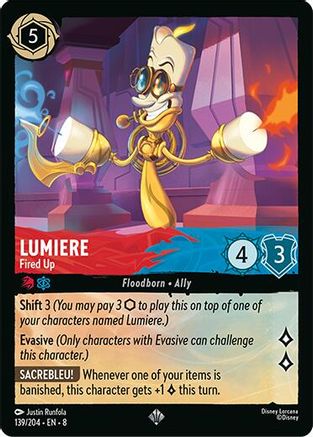 Lumiere - Fired Up (139/204) Reign of Jafar (Cold Foil)