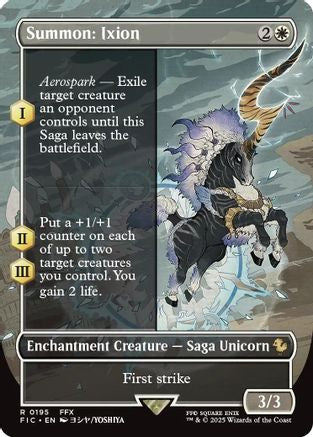Summon: Ixion (Borderless) [Commander: FINAL FANTASY] Rare